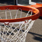 White Nylon Basketball Hoop Net Rope Suitable for Indoor and Outdoor Basketball Goals