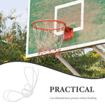White Nylon Basketball Hoop Net Rope Suitable for Indoor and Outdoor Basketball Goals