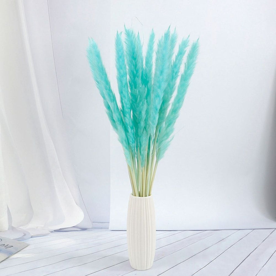 30PCS  Grass, 17.7" Small Dried  Grass Decor Pompass Grass Branches for Boho Home Wedding Flower Arrangements Party Decor