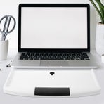 Sliding Keyboard Tray ABS Plastic Sturdy and Scratch Resistant for Home Use