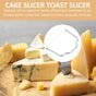 Cheese Slicer with Wire, Plated Silver, Sturdy Iron, Multifunctional Kitchen Tool 2Pcs