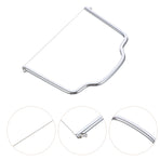 Cheese Slicer with Wire, Plated Silver, Sturdy Iron, Multifunctional Kitchen Tool 2Pcs