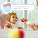 2Pcs Heat-resistant Placemat Silicone Non-slip for Kids Rectangle Home Use