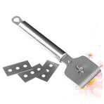 Stainless Steel Floor Cleaning Scraper with Tightener Knob for Vinyl Glue Removal