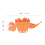 48pcs Dinosaur Cake Wrapper Creative Cupcake Wrapper Decor Cake Decoration