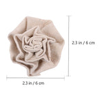 7-Piece Linen Bow Knot Set for Christmas Tree Decorations and Wedding Supplies, Festive Holiday Craft Accessories