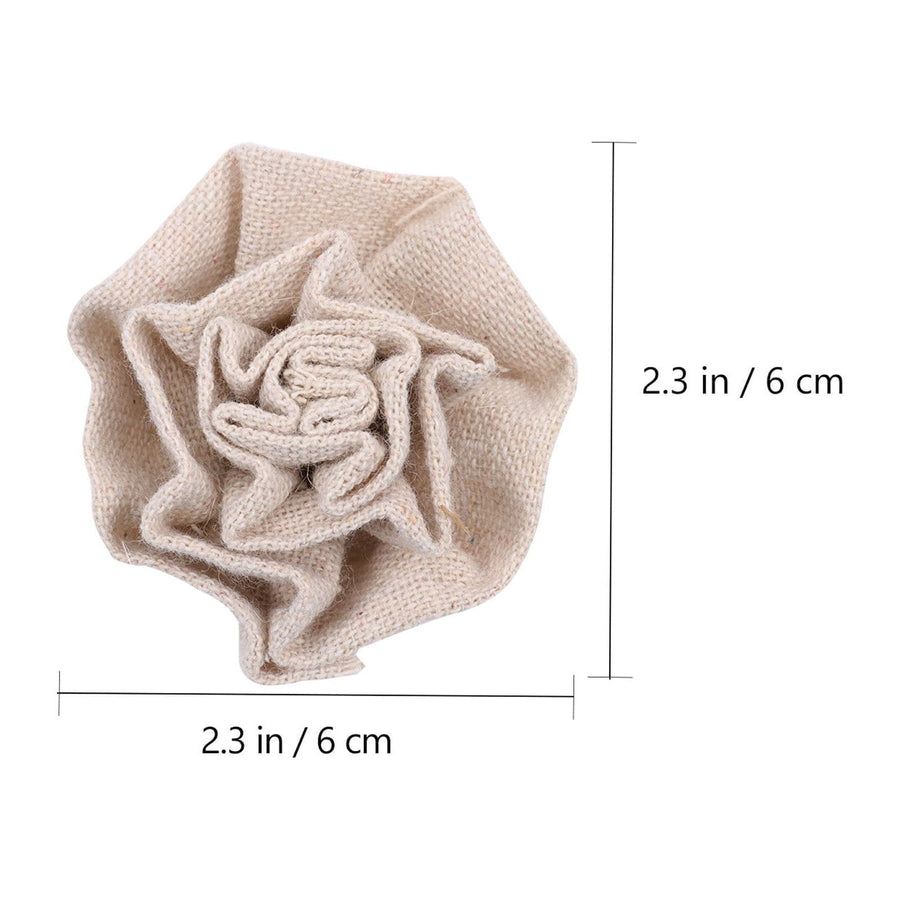7-Piece Linen Bow Knot Set for Christmas Tree Decorations and Wedding Supplies, Festive Holiday Craft Accessories