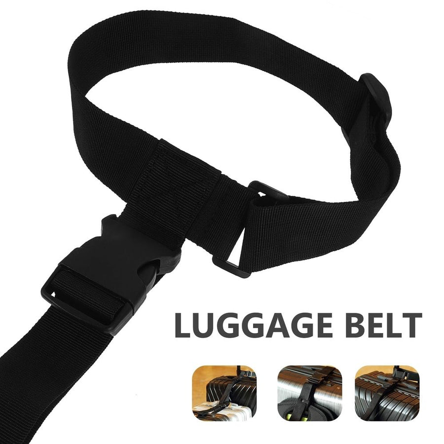 1 Set Luggage Connector Straps with Buckle, Adjustable Suitcase Bundling Belt for Secure Travel and Easy Carrying
