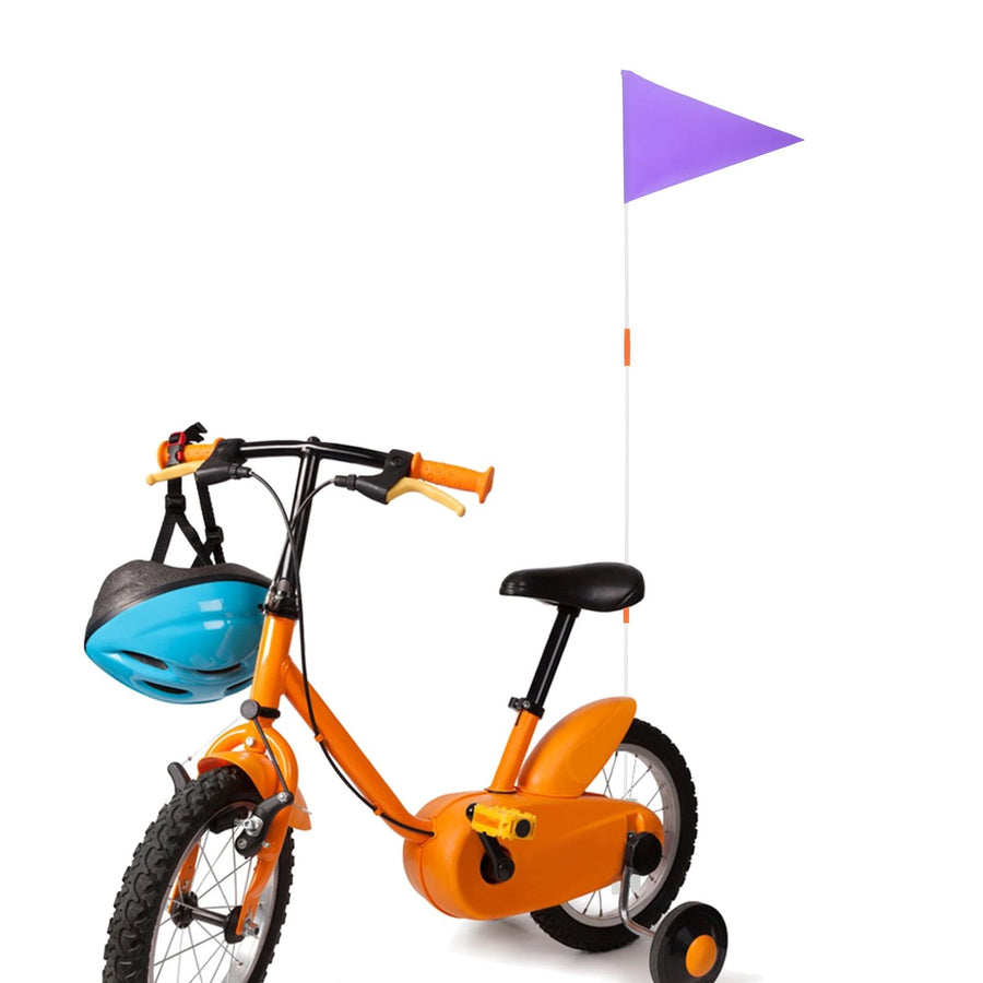1 Set of Bike Flags for Advertising Cycling Safety Triangle Tail Flags