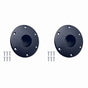 2X RV Trailer Table Base Mount Pedestal Base Round Flush Mount Table Leg Base,2 x RV Trailer Table Base Mount kit,Black