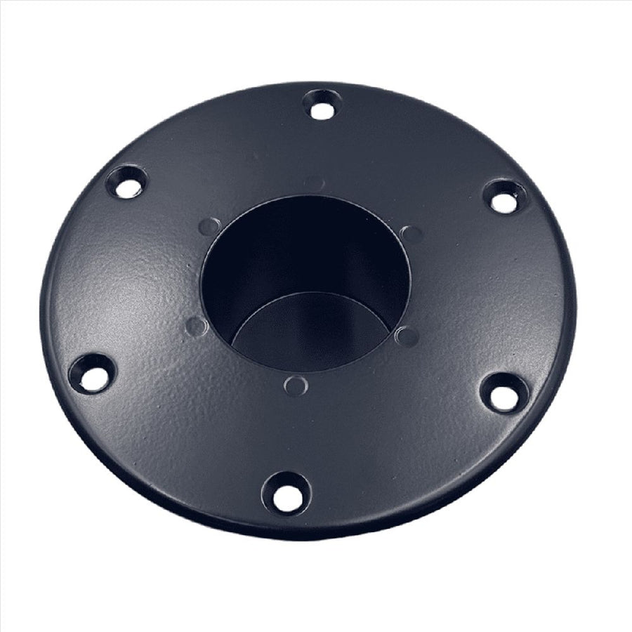 2X RV Trailer Table Base Mount Pedestal Base Round Flush Mount Table Leg Base,2 x RV Trailer Table Base Mount kit,Black