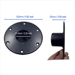 2X RV Trailer Table Base Mount Pedestal Base Round Flush Mount Table Leg Base,2 x RV Trailer Table Base Mount kit,Black