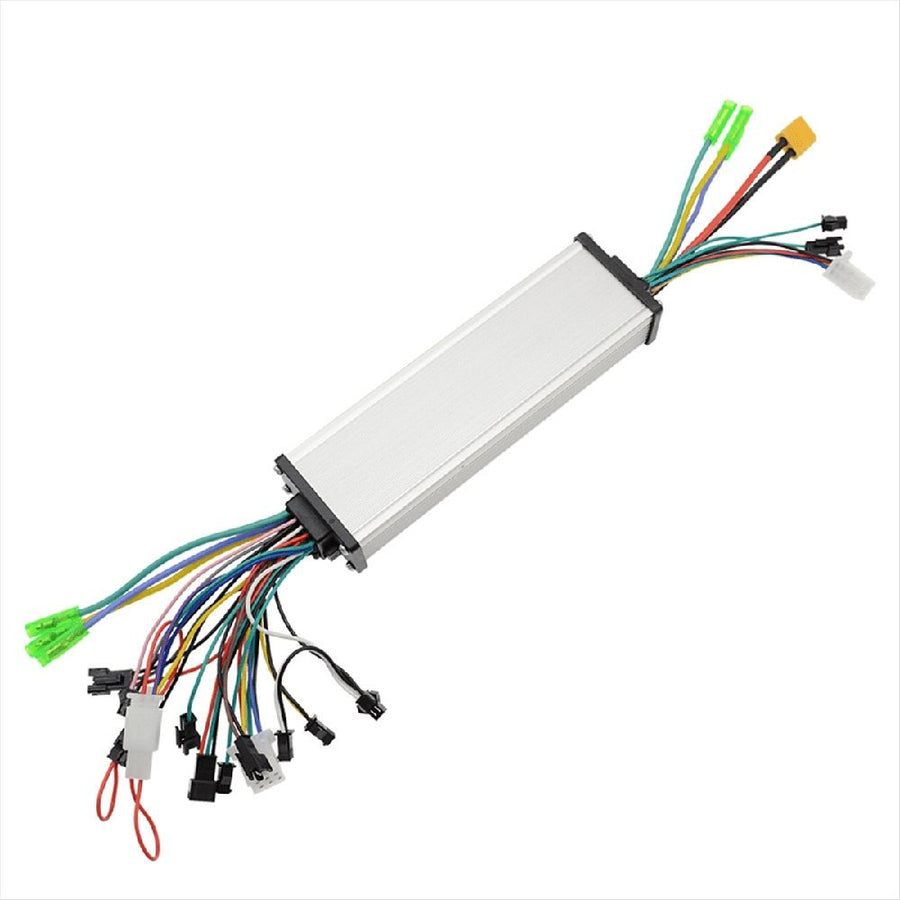24V/36V/48V 250W/350W Dual Drive Controller Electric Bike Brushless Motor Controller DC Electric Motor Controller,1 x Dual Drive Controller,Silver