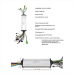 24V/36V/48V 250W/350W Dual Drive Controller Electric Bike Brushless Motor Controller DC Electric Motor Controller,1 x Dual Drive Controller,Silver