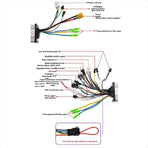 24V/36V/48V 250W/350W Dual Drive Controller Electric Bike Brushless Motor Controller DC Electric Motor Controller,1 x Dual Drive Controller,Silver