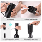 Wine Aerator Electric Wine Decanter Automatic Wine Aerator, Wine Dispenser with USB for Wine Enthusiasts and Own Use