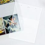 Document Organizer, Transparent Plastic, Space-Saving Wall Mount, Multi-Purpose, 3Pcs