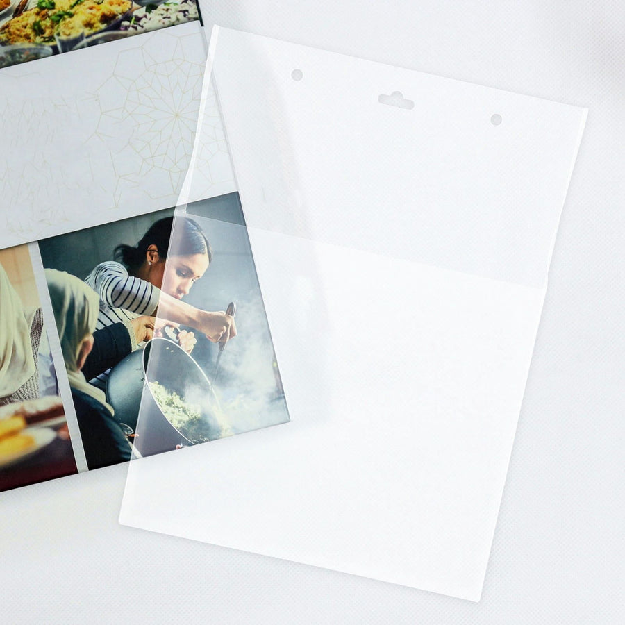 Document Organizer, Transparent Plastic, Space-Saving Wall Mount, Multi-Purpose, 3Pcs