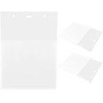 Document Organizer, Transparent Plastic, Space-Saving Wall Mount, Multi-Purpose, 3Pcs