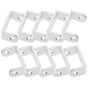 10Pcs Security Bar Bracket U Shape Aluminum Alloy for Storage Use