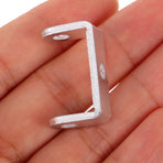 10Pcs Security Bar Bracket U Shape Aluminum Alloy for Storage Use