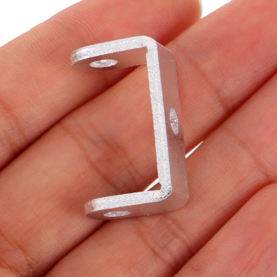 10Pcs Security Bar Bracket U Shape Aluminum Alloy for Storage Use