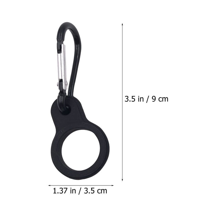 6Pcs Portable Water Bottle Clip with Elastic Silicone Material for Outdoor Activities