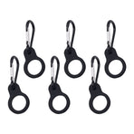 6Pcs Portable Water Bottle Clip with Elastic Silicone Material for Outdoor Activities