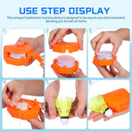 Badminton Training Set with Elastic Rebound Racket and Nylon Shuttlecock for Practice and Exercise