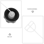 Universal Black Lawn Mower Gas Tank Cap Replacement with Superior Sealing Performance