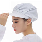 White Chef Hat Lightweight and Comfortable for Kitchen and Food Safety