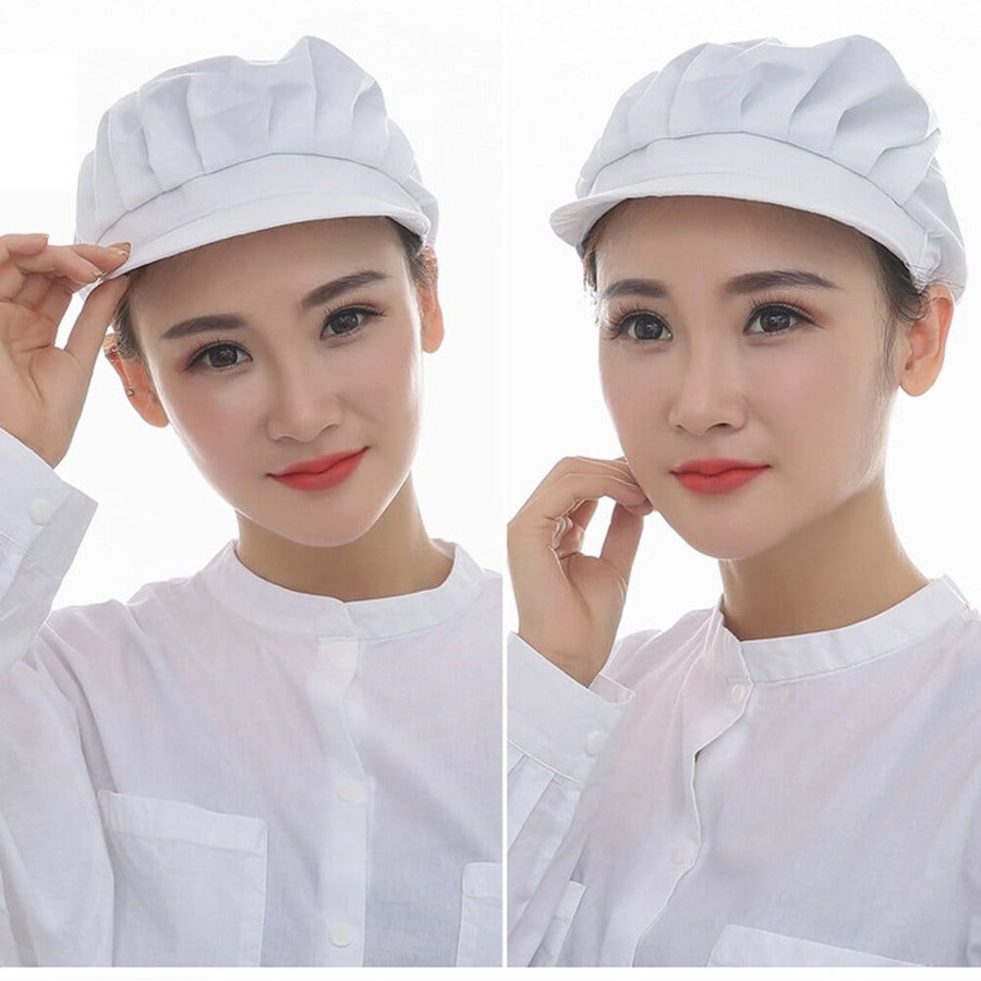 White Chef Hat Lightweight and Comfortable for Kitchen and Food Safety