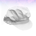 White Chef Hat Lightweight and Comfortable for Kitchen and Food Safety