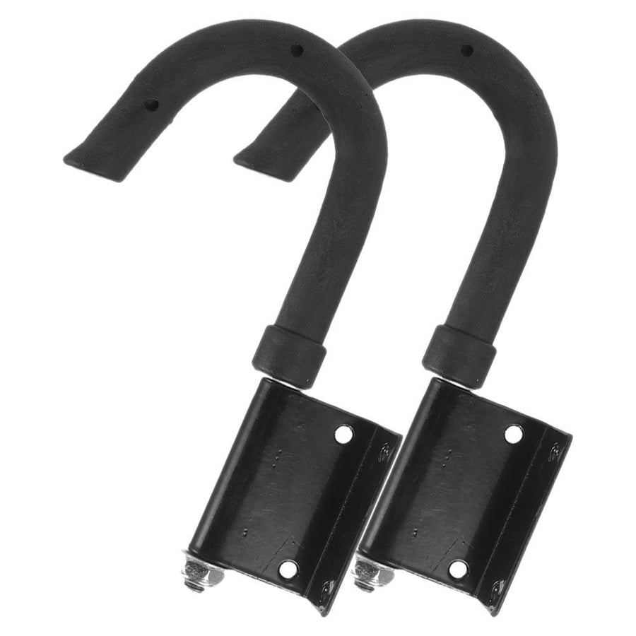 2-Pack Heavy Duty Metal Ladder Roof Hooks for Wall, Garage, Outdoor Use - and Secure Ladder Hangers