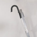 2-Pack Heavy Duty Metal Ladder Roof Hooks for Wall, Garage, Outdoor Use - and Secure Ladder Hangers