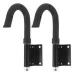 2-Pack Heavy Duty Metal Ladder Roof Hooks for Wall, Garage, Outdoor Use - and Secure Ladder Hangers