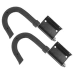 2-Pack Heavy Duty Metal Ladder Roof Hooks for Wall, Garage, Outdoor Use - and Secure Ladder Hangers
