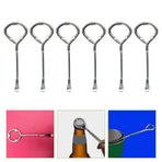 6-Piece Steel Paint Can Opener Set, Practical and Sturdy Lid Removal Tool for Paint Bottles