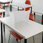 Classroom Dividers Transparent Plastic 1Pack for Student Desk Privacy