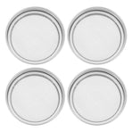 Stainless Steel Sprouting Lids Plated Silver Mesh for Bean and Broccoli Growth 4Pcs