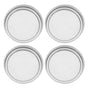 Stainless Steel Sprouting Lids Plated Silver Mesh for Bean and Broccoli Growth 4Pcs