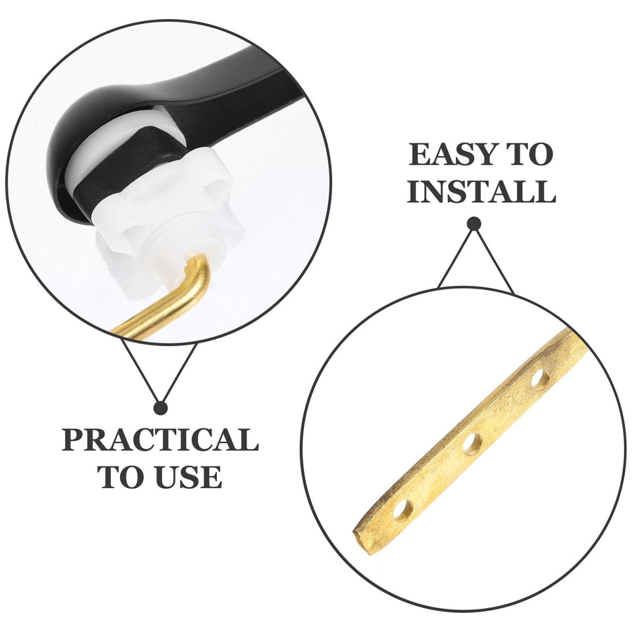 Universal Toilet Handle Front Mount Design Heavy Duty Zinc Alloy Flush Lever