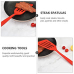 2-Piece Silicone Kitchen Tools Set with Hanging Hole for Cooking and Baking