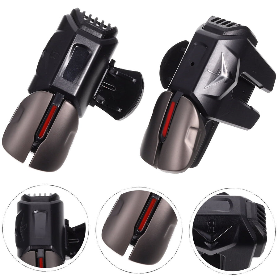 Black Mobile Game Grip Pads, 1 Pair - Comfortable Phone Gaming Accessory for Enhanced Gamer Control
