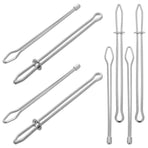 8-Piece Multifunctional Plated Metal Threader Tool Set for Sewing, Embroidery and Crafting