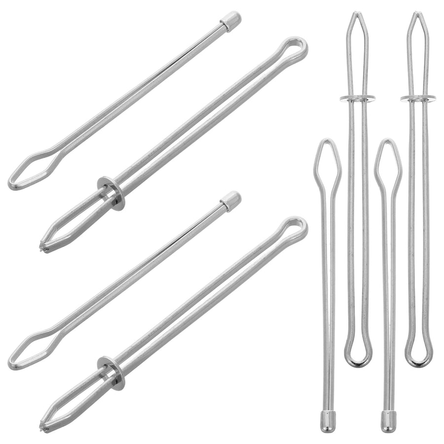 8-Piece Multifunctional Plated Metal Threader Tool Set for Sewing, Embroidery and Crafting