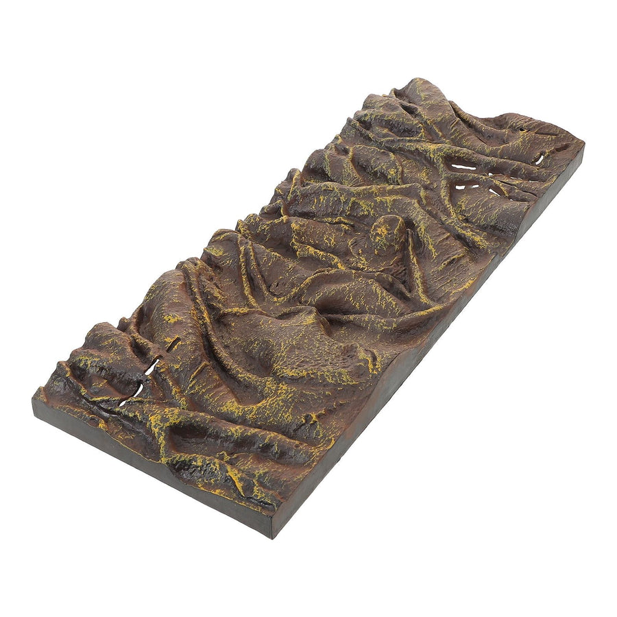 Decorative 3D Black Aquarium Background Board for Fish Tank and Reptile Habitat Display