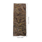 Decorative 3D Black Aquarium Background Board for Fish Tank and Reptile Habitat Display
