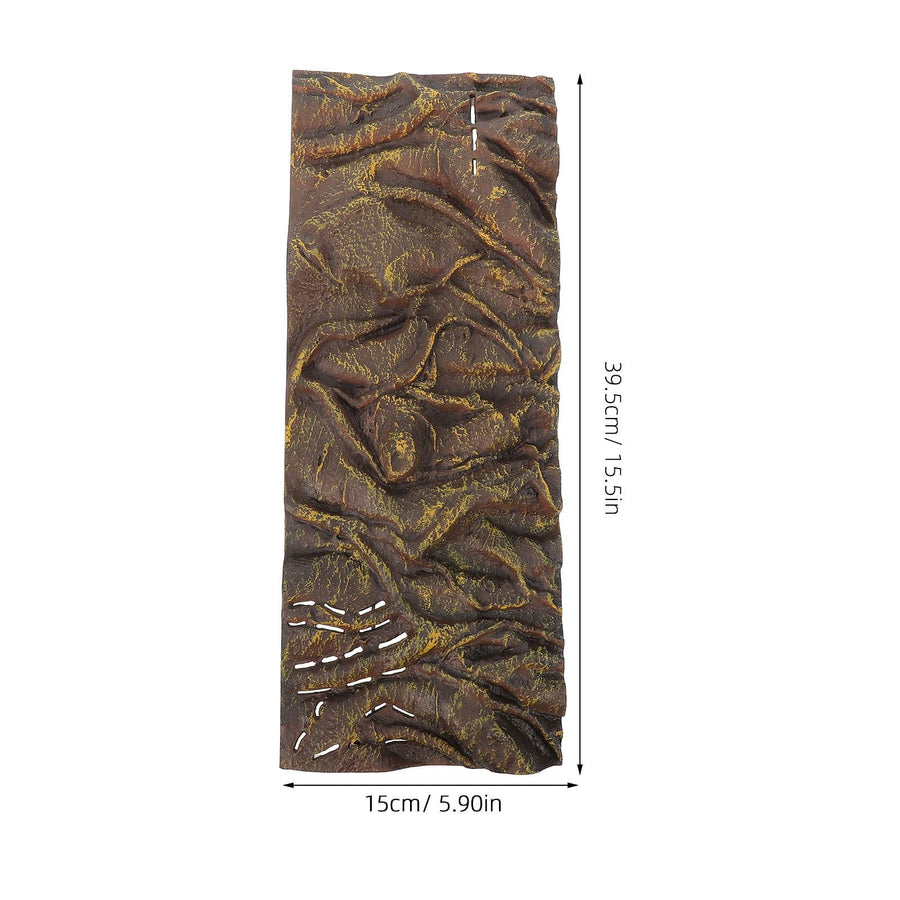 Decorative 3D Black Aquarium Background Board for Fish Tank and Reptile Habitat Display