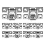 Zinc Alloy Metal Hasp Lock in Plated , Decorative Small Box Clasp for Home and Office Use